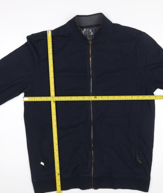 Paul Costelloe Living Men’s Blue XL Full Zip Sweatshirt