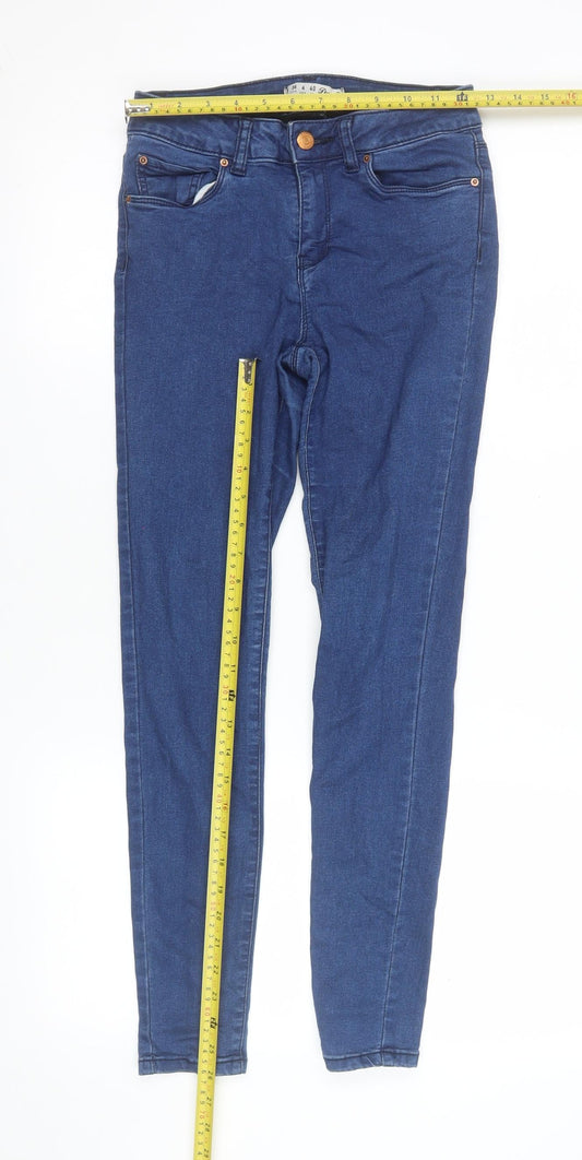 Denim Co. Women's Blue Skinny Jeans Size 8 Slim Fit Stretch Denim