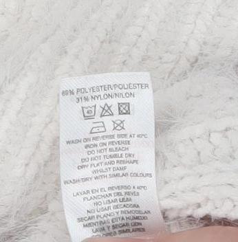 Additional view of Gallery Women Ivory High Neck Knit jumper, size 14