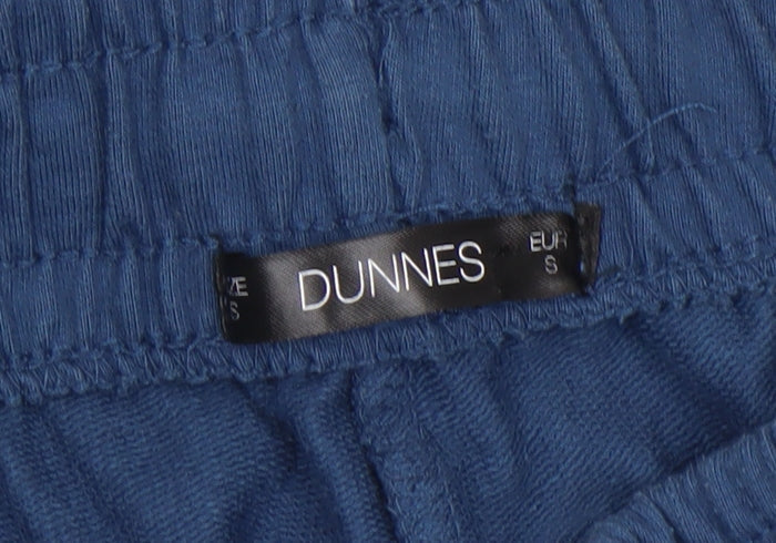 Dunnes Men's Blue Sweat Shorts Size S Casual Cotton Blend