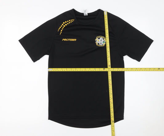 SOL'S Sporty Men's Black XS Short Sleeve Crew Neck Athletic T-Shirt