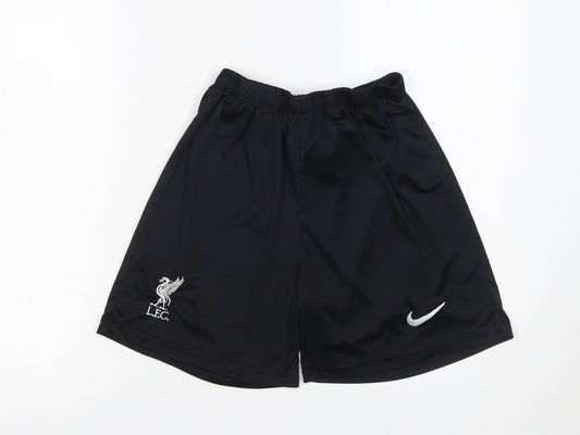 Nike Boys Black LFC Athletic Football Shorts Size 176 Polyester