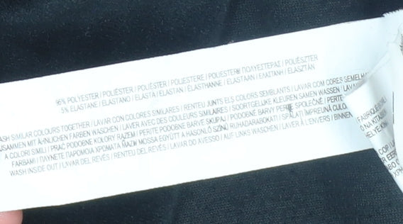 Additional view of Primark girls’ black velour full zip butterfly hoodie 14-15 years