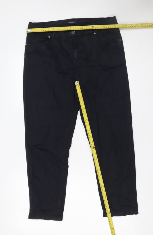 No2moro Women's Blue Size 4 Straight Leg Stretch Jeans