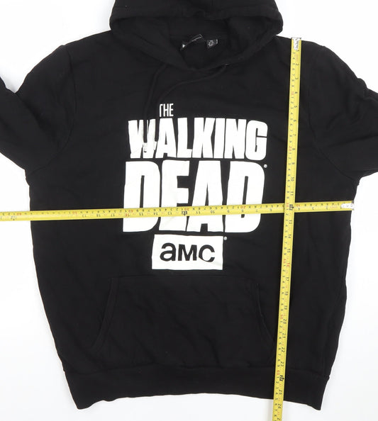 The Walking Dead AMC Men's Black Pullover Hoodie 2XL Fleece Graphic Print