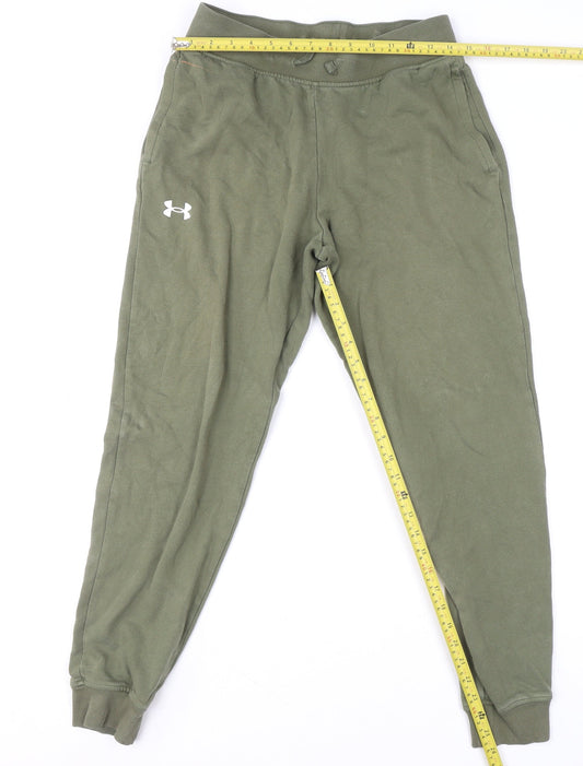 Under Armour Mens Green Fleece Sweatpants Joggers Size M