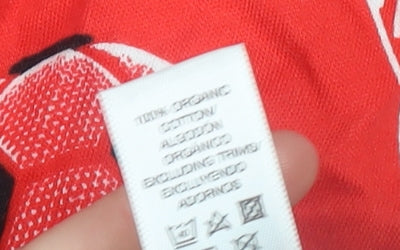 Additional view of Dunnes boys’ red football strike long sleeve pyjama top 12-13 years