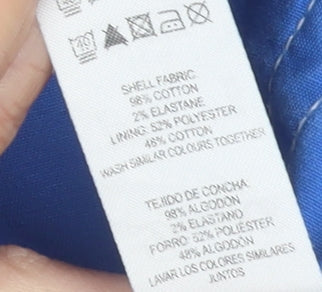 Denim Co. Men's Blue Stretch Slim Fit Chino Shorts Size 36