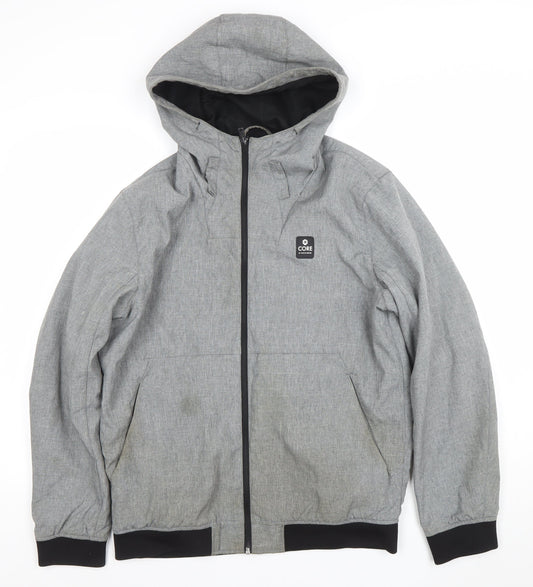 Jack & Jones CORE Men's Grey Windbreaker Jacket Size L