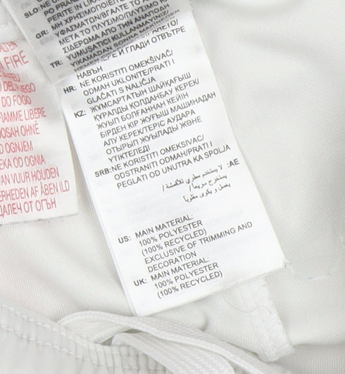 adidas Boys White Manchester United Football Shorts 7 Years Athletic Fit