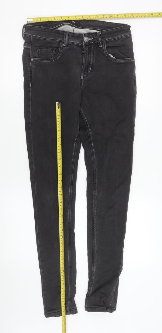 Trigger Men's Black Slim Fit Stretch Denim Jeans Size 30