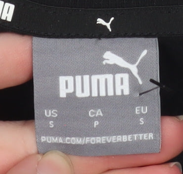 Additional view of Puma Men's Black Small Crew Neck Pullover Sweatshirt