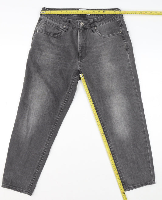 ASOS DESIGN Men’s Grey Tapered Jeans W31 L30 Regular Fit Denim