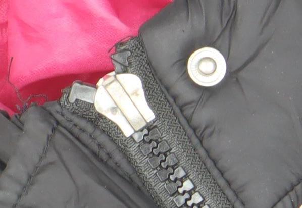 Additional view of Geographical Norway girls’ black 8 years hooded puffer coat winter jacket