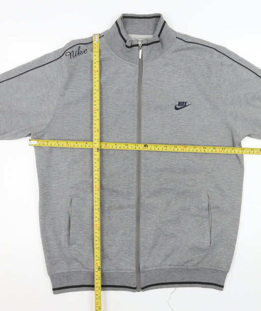 Nike Mens Grey 2XL Full Zip Sportswear Track Jacket