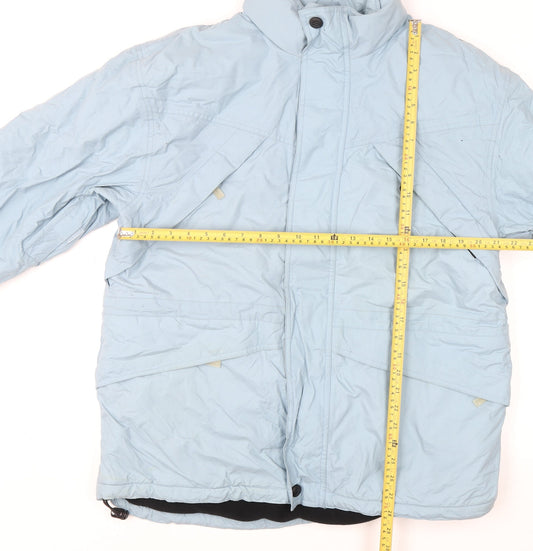 Hawkshead Women Blue M Lined Nylon Winter Parka Jacket