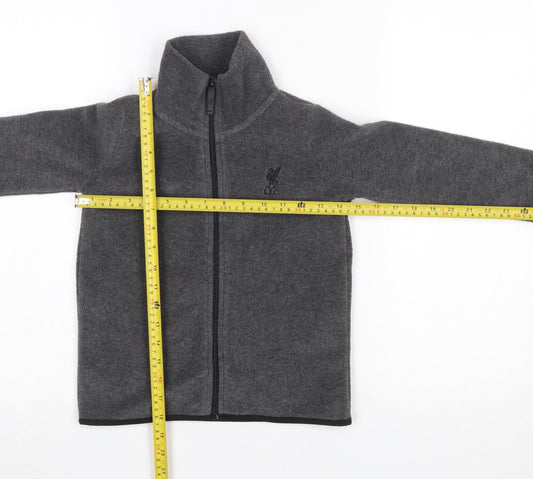 L.F.C. Boys Grey Fleece Full Zip Jacket 5-6 Years
