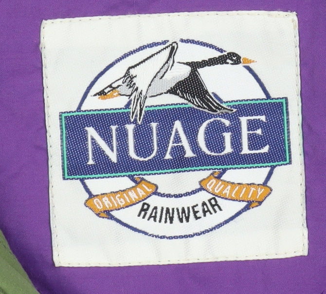 Nuage Women's Purple Waterproof Rain Jacket Size 10 Outdoor Coat