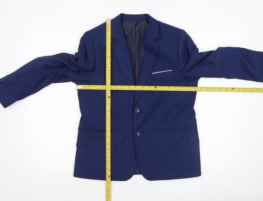 Standar Boys Blue 146 Regular Fit Single-Breasted Suit Jacket