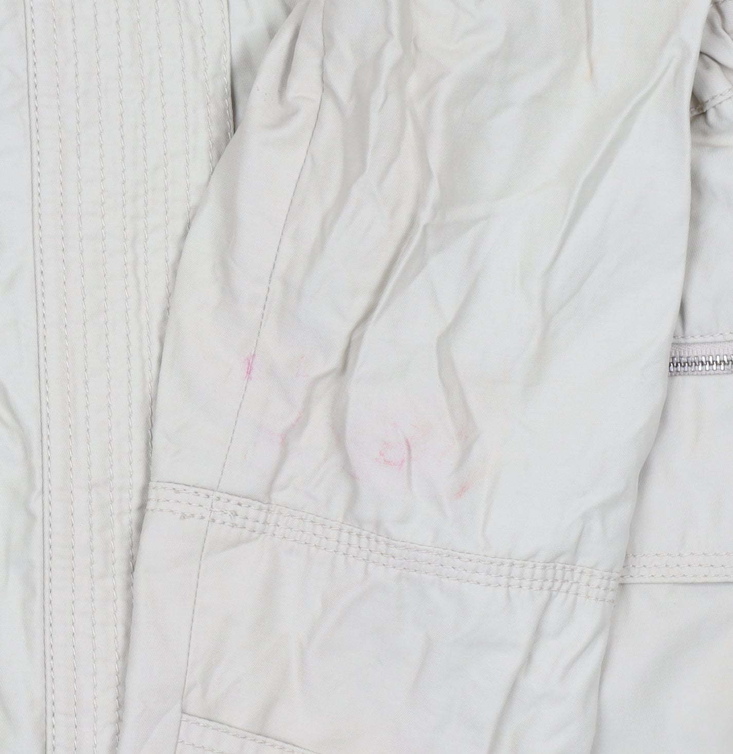 Debenhams Women Beige Hooded Mid-Length Parka Jacket Size 10