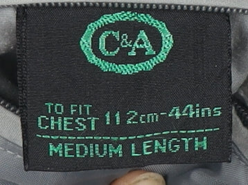 Additional view of C&A men’s green l regular parka jacket 44in stand collar winter coat