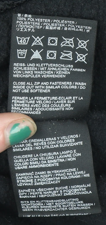 Jack Wolfskin Men Blue L Regular Fit Hooded Puffer Jacket