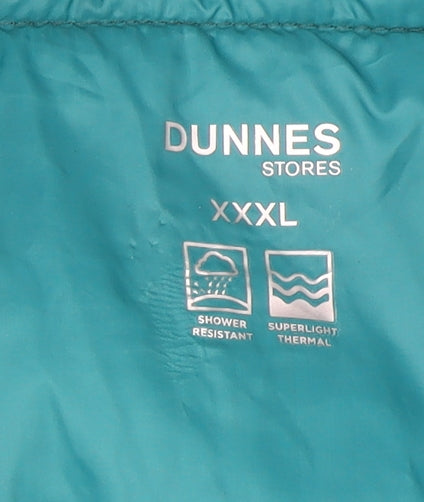 Additional view of Dunnes women’s green 3xl puffer jacket shower resistant thermal