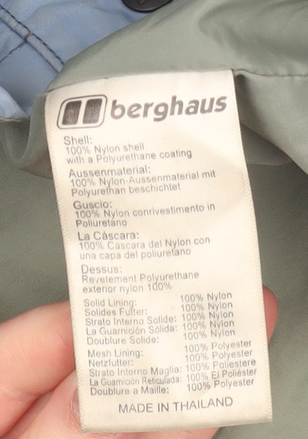 Berghaus Girls Blue Waterproof Hooded Rain Coat Jacket 11-12 Years