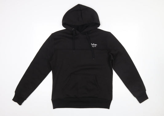 Lee Cooper Womens Black Hoodie Size 12 Pullover Long Sleeve Casual