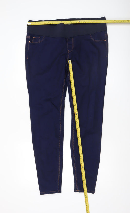 New Look Women's Blue Maternity Jegging Jeans Size 14 Slim Fit