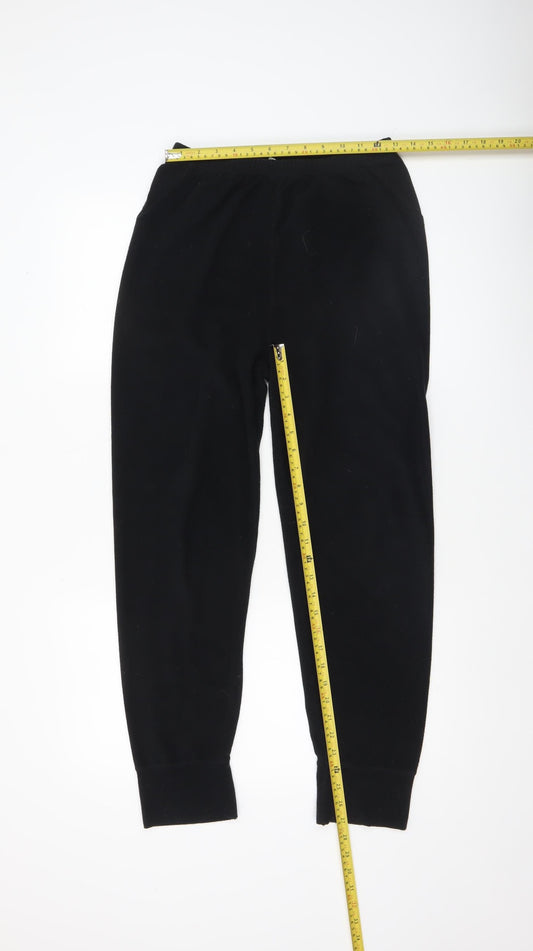 Trespass Men's Black Fleece Jogger Trousers Size S Regular Fit