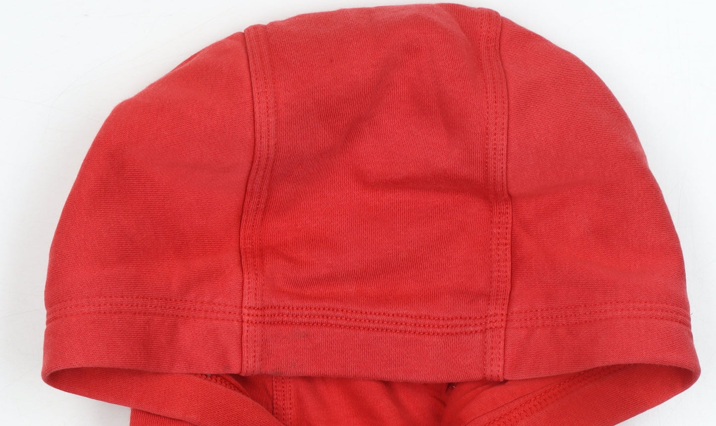 Nike Boys Red Pullover Hoodie Size 13-14 Years Cotton Blend Logo Sweatshirt