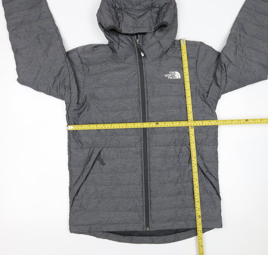 The North Face Boys Grey XL Hooded Down Puffer Jacket
