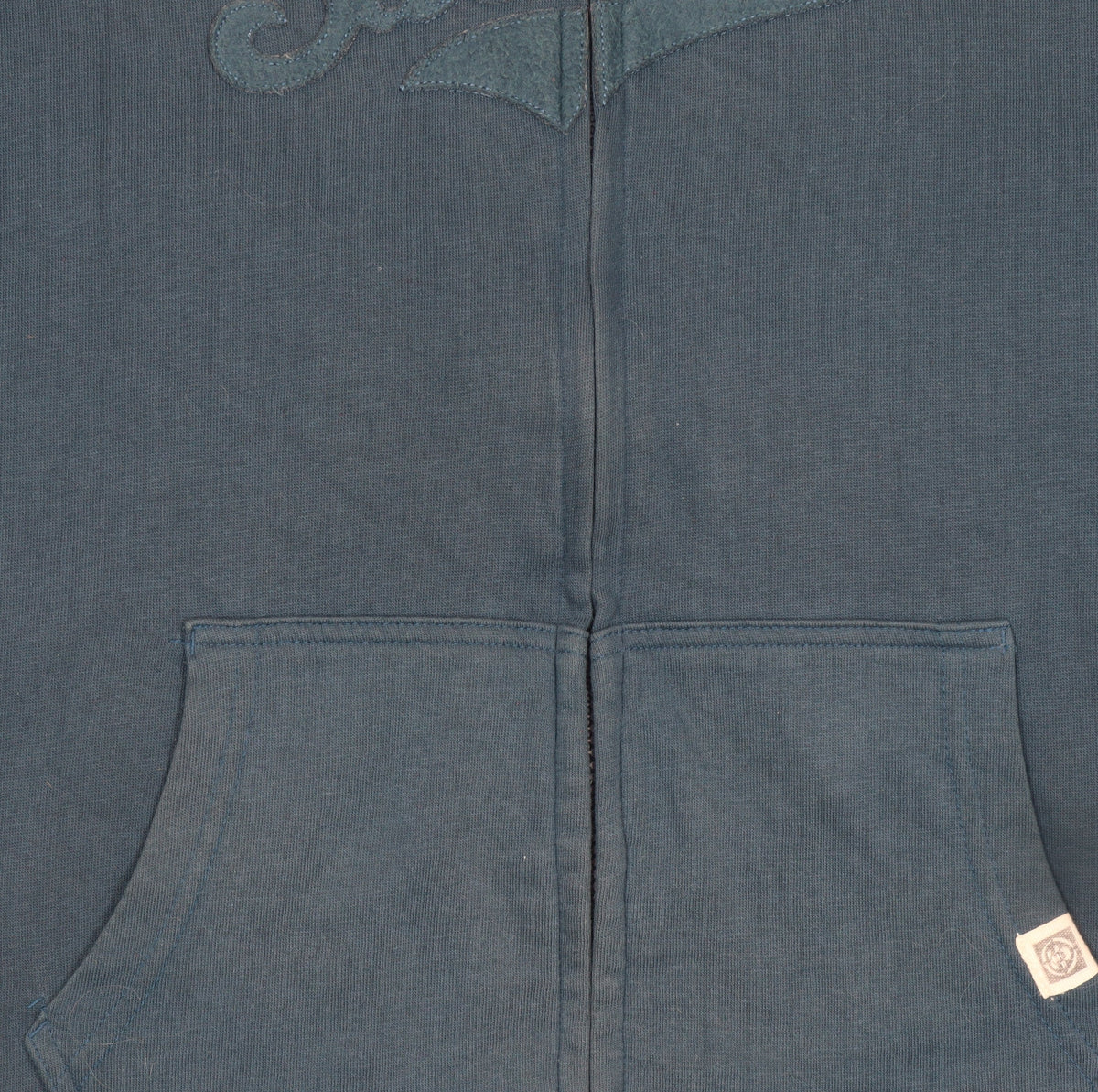 Additional view of Saltrock boys’ blue & red fleece lined full zip hoodie 11-12 years