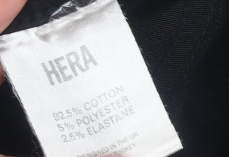 Additional view of HERA men’s black skinny jeans 34l cotton blend stretch denim