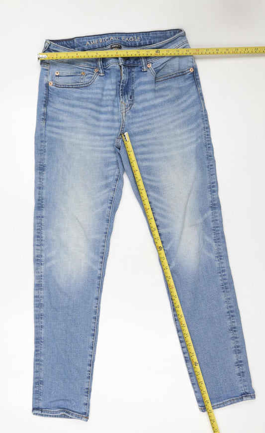 American Eagle Men’s Blue Skinny Denim Jeans 30x30 Slim Fit