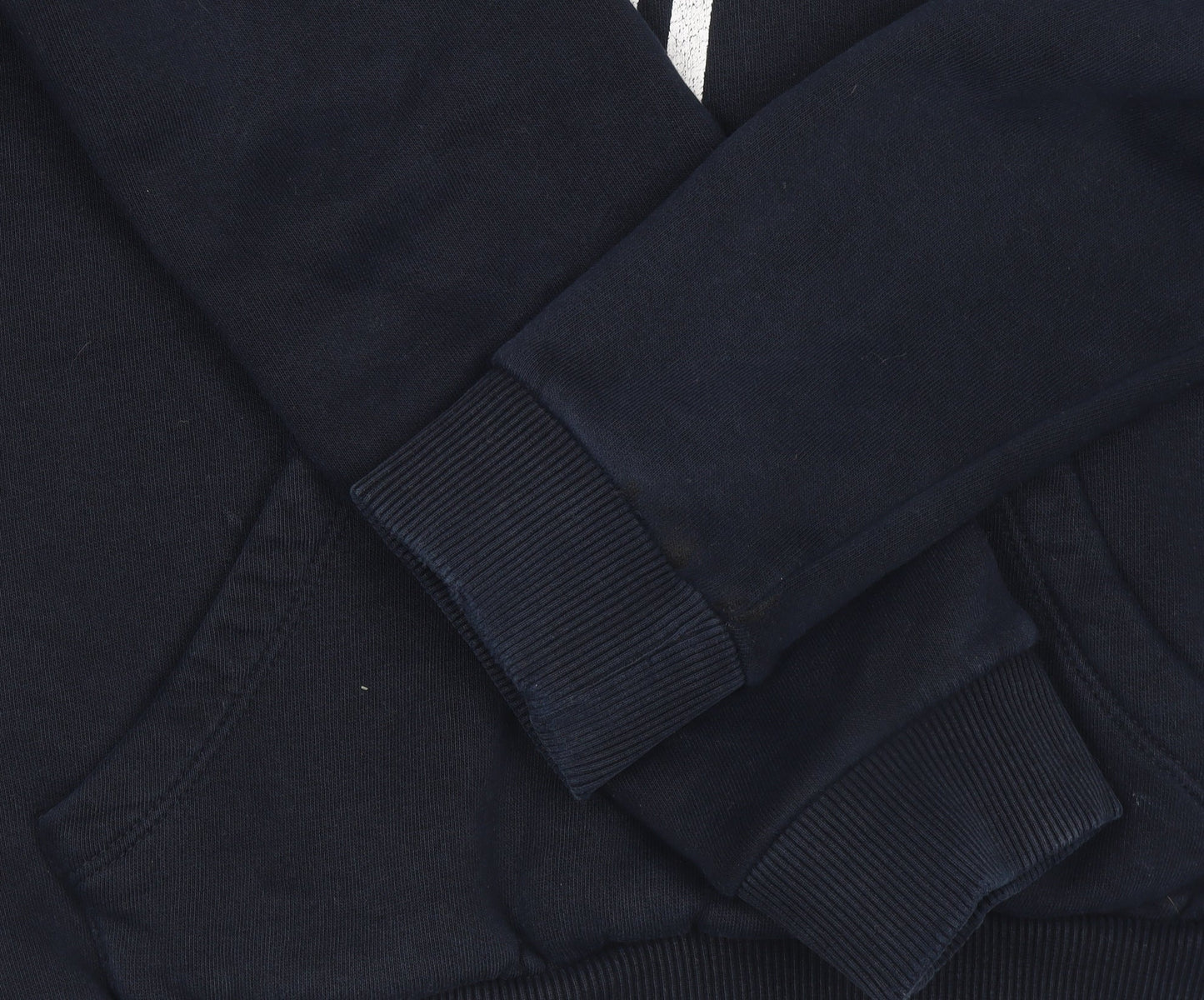 Additional view of Hype boys’ blue pullover hoodie 11-12 years cotton fleece logo sweatshirt