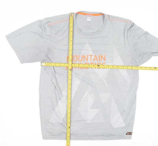 The North Face Men's Grey Mountain Athletics Polyester T-Shirt M