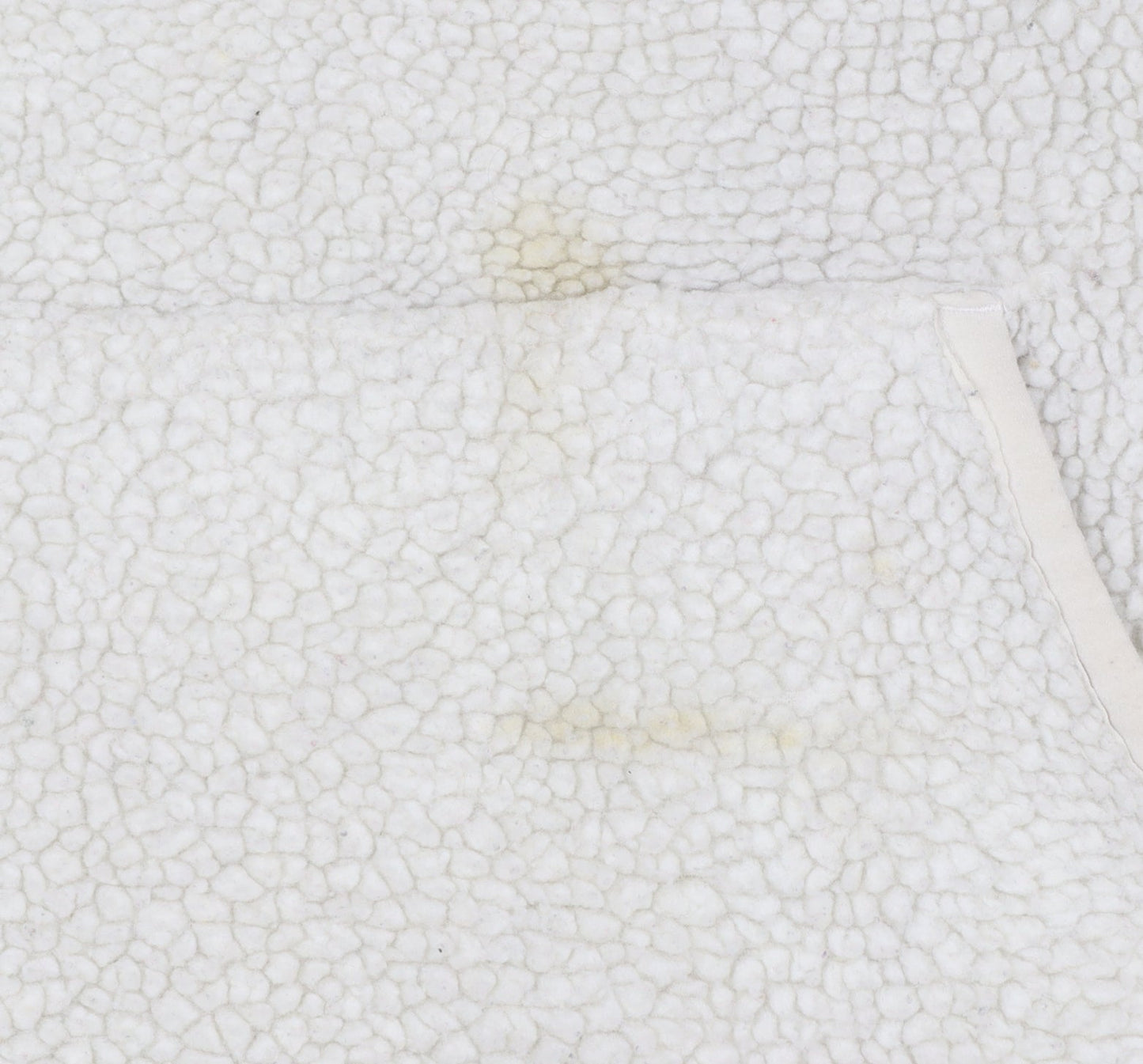 Dickies Mens Ivory Fleece 1/2 Zip Hoodie XL Hooded Sweatshirt