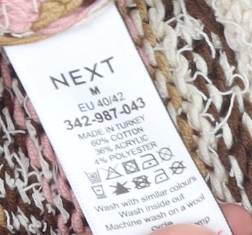 Next Women’s Multicoloured Knit Long Sleeve Open Cardigan Size 14