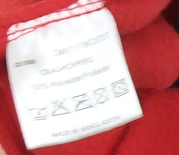 Craghoppers Men's Red Fleece 1/4 Zip Pullover Sweatshirt M
