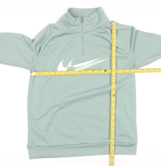 Nike Women's Green Dri-FIT 1/4 Zip Track Jacket XS