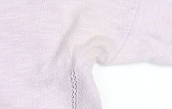 White Stuff Women’s Purple V-Neck Knit Jumper UK 10