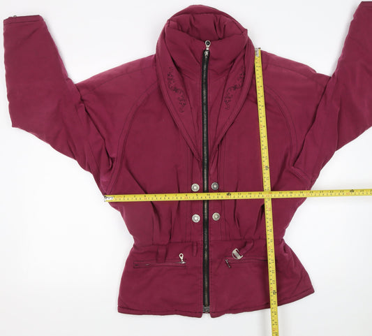 Nils Womens Purple Ski Jacket Size 12 Winter Softshell Coat