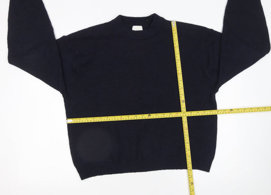 H&M Women's Black Crew Neck Long Sleeve Pullover Jumper Size S