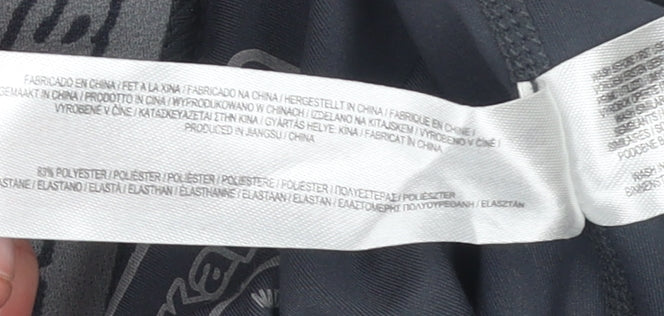 Kappa x Primark Girls Black Flared Activewear Trousers L (152cm)