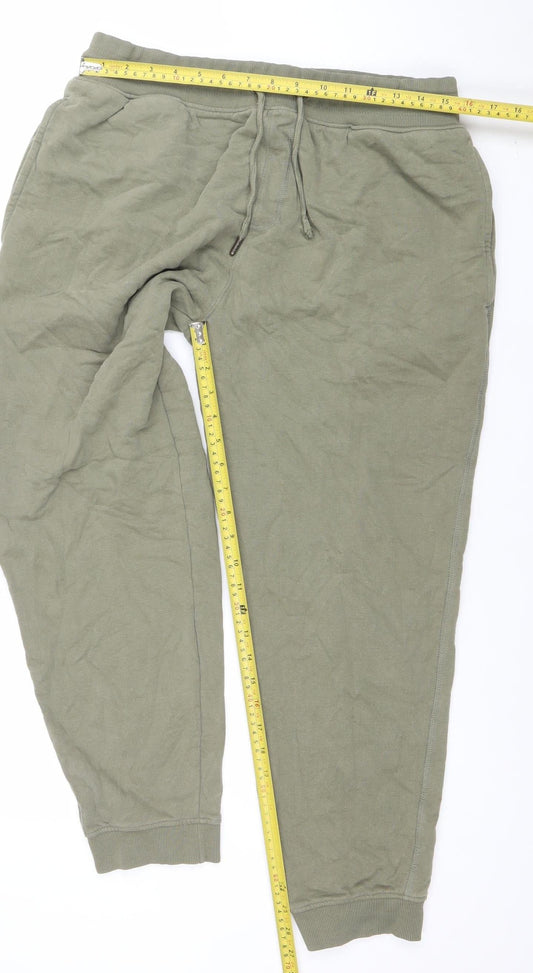 Animal Men's Green Jogger Sweatpants L Regular Fit Cotton Blend