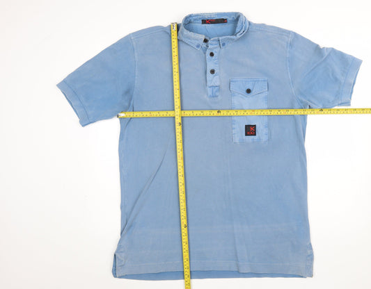 Karrimor K100 Men's Blue 100% Cotton Short Sleeve Polo Shirt L