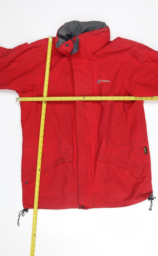 Berghaus Men's Red Gore-Tex Waterproof Parka Jacket Size M