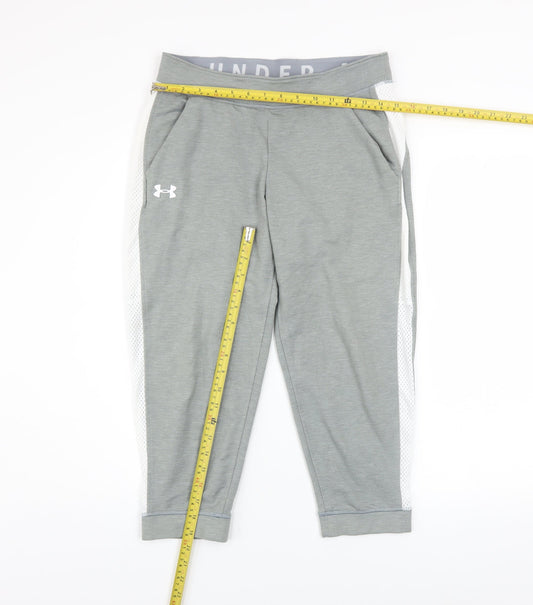 Under Armour Men's Grey Jogger Trousers S Slim Fit Activewear